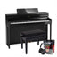Roland HP704 Polished Ebony Digital Piano Value Package