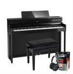 Roland HP704 Polished Ebony Digital Piano Value Package