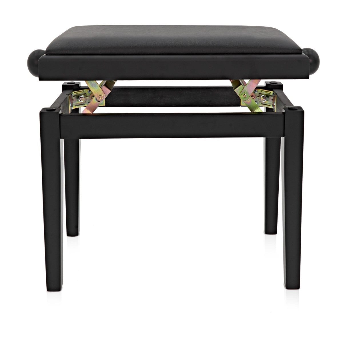 Nocturne Maestro Adjustable Height Piano Stool; Satin Black