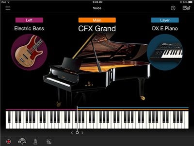 Yamaha Clavinova CSP170 Digital Piano; Black with FREE iPad Offer
