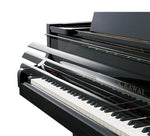 Kawai K500 AURES 2 Hybrid Upright Piano; Polished Ebony