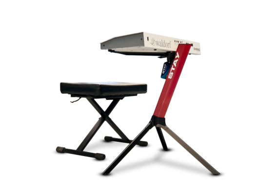 STAY Keyboard Stand SLIM 1100/02 Two Tier With Carry Bag; Blue
