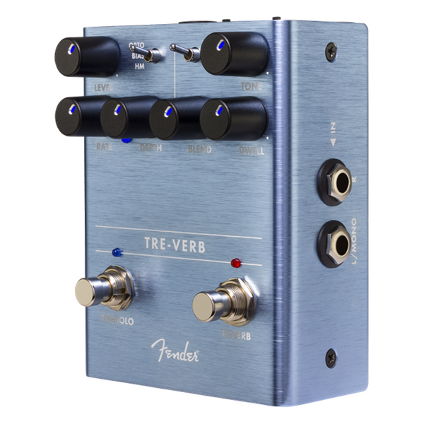 Fender Tre-Verb Digital Reverb Tremolo Guitar Effects Pedal