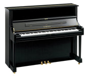 Yamaha U1 Upright Piano; Polished Ebony