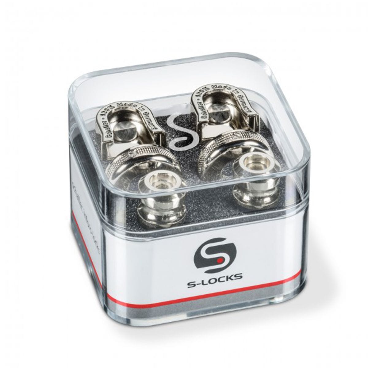 Schaller Guitar Strap Locks Chrome 1 Pair