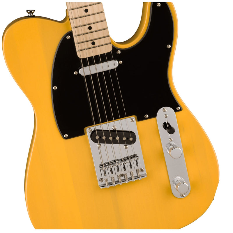 Squier Sonic Telecaster Maple Butterscotch Blonde Guitar