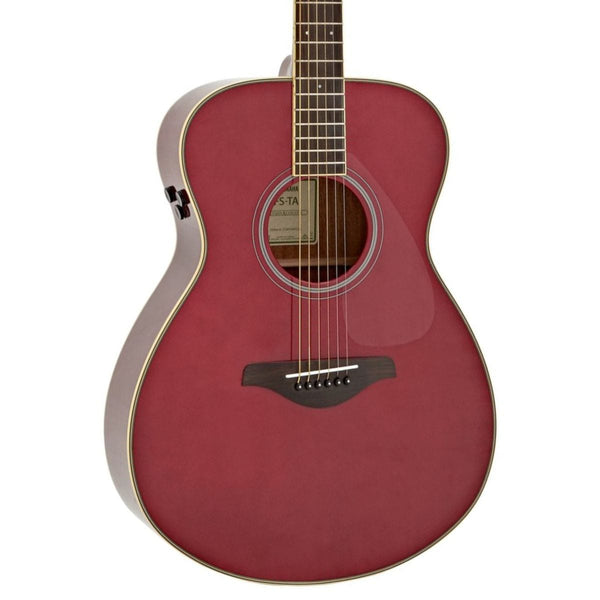 Yamaha FS-TA TransAcoustic Guitar Ruby Red