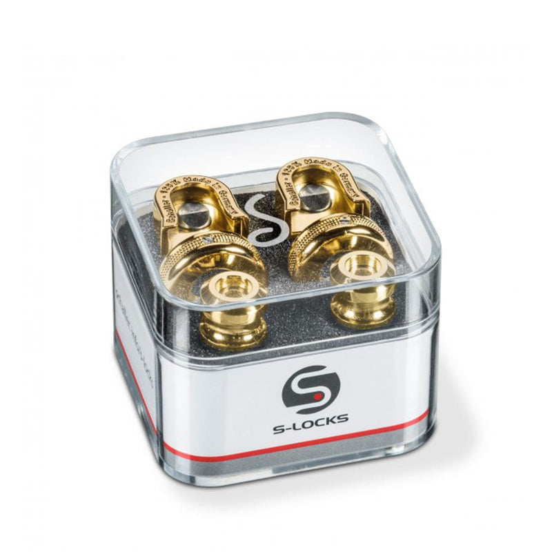 Schaller Guitar Strap Locks Gold 1 Pair