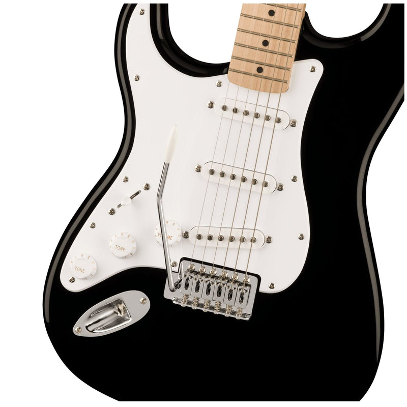 Squier Sonic Stratocaster Maple Left Hand Black Guitar
