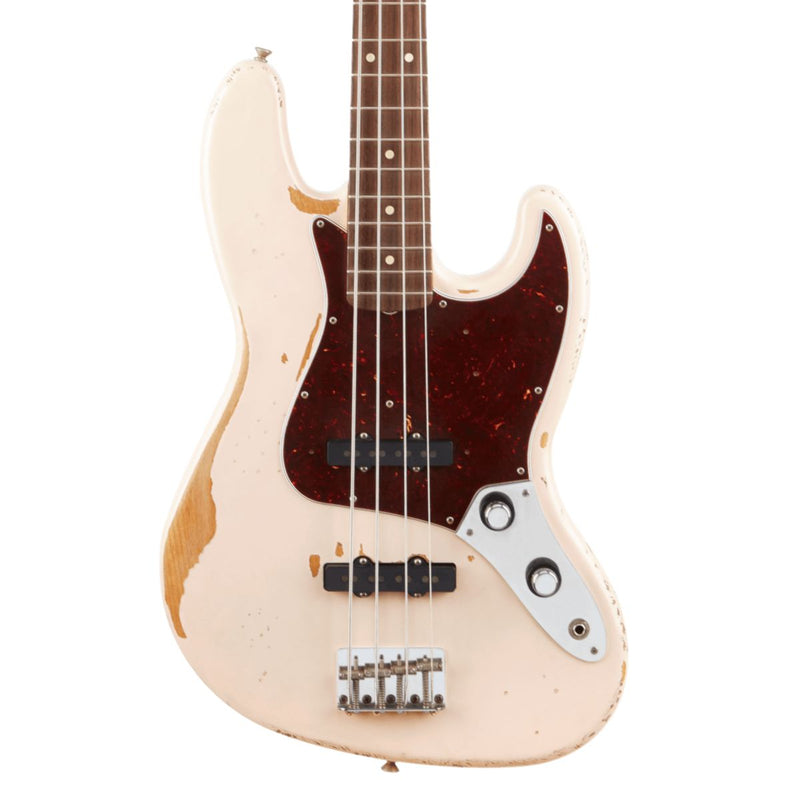 Fender Flea Jazz Bass Rosewood Roadworn Shell Pink
