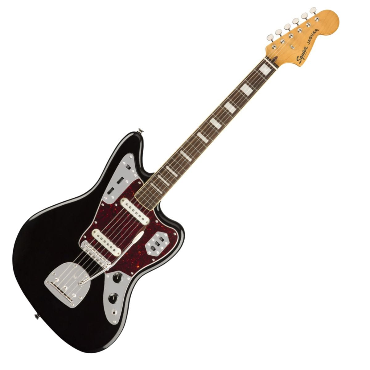 Squier Classic Vibe 70s Jaguar Black Guitar