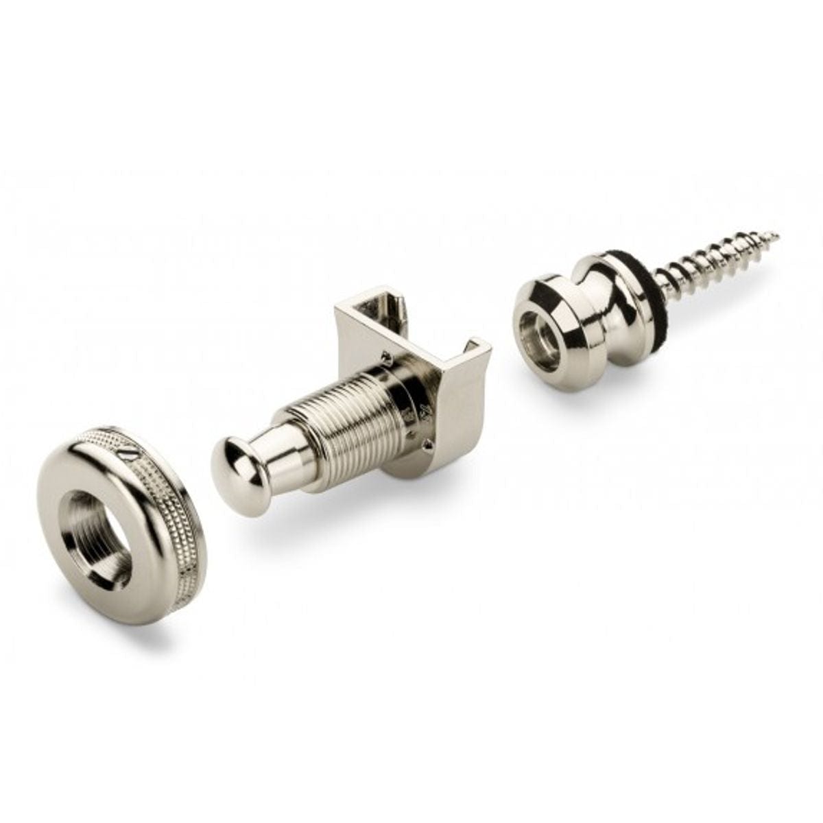 Schaller Guitar Strap Locks Chrome 1 Pair