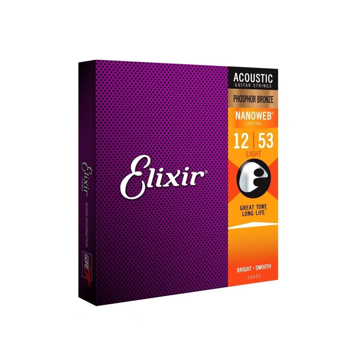 Elixir NanoWeb Phosphor Bronze Light 12-53 Acoustic String Set
