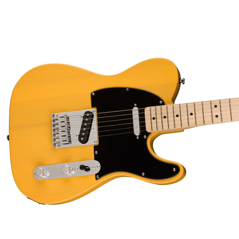 Squier Sonic Telecaster Maple Butterscotch Blonde Guitar