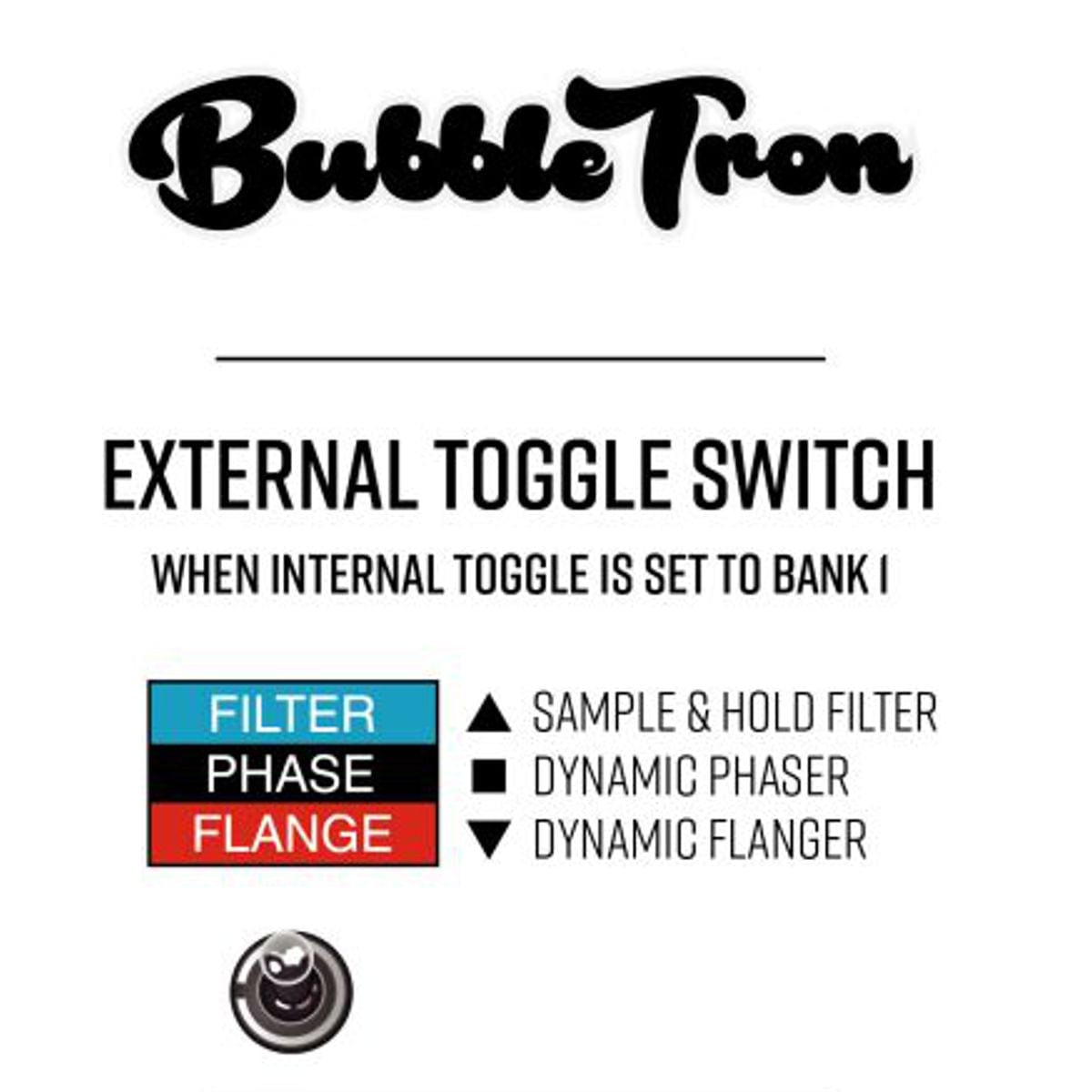 Keeley Bubble Tron Dynamic Flanger Phaser Effects Pedal