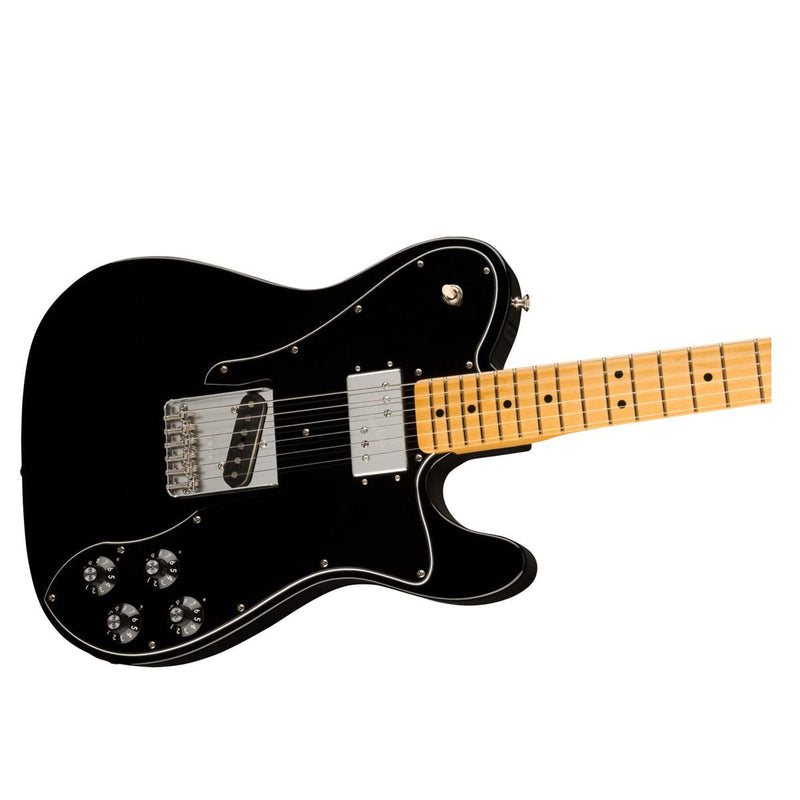 Fender American Vintage II 1977 Telecaster Custom Maple Black Guitar