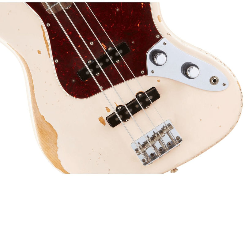 Fender Flea Jazz Bass Rosewood Roadworn Shell Pink
