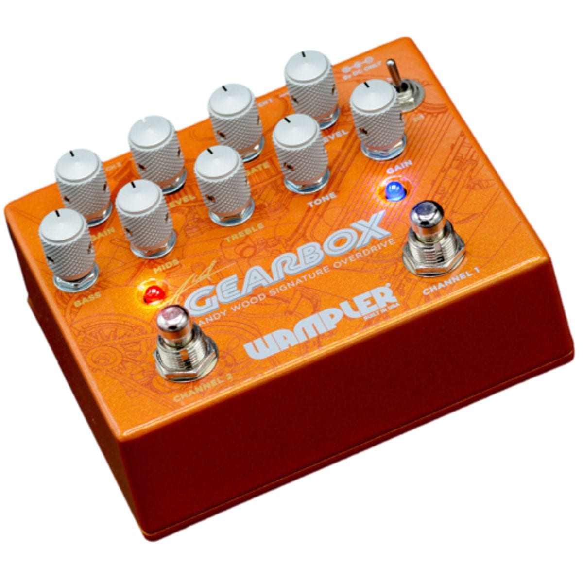 Wampler Gearbox Andy Wood Signature Overdrive Effects Pedal