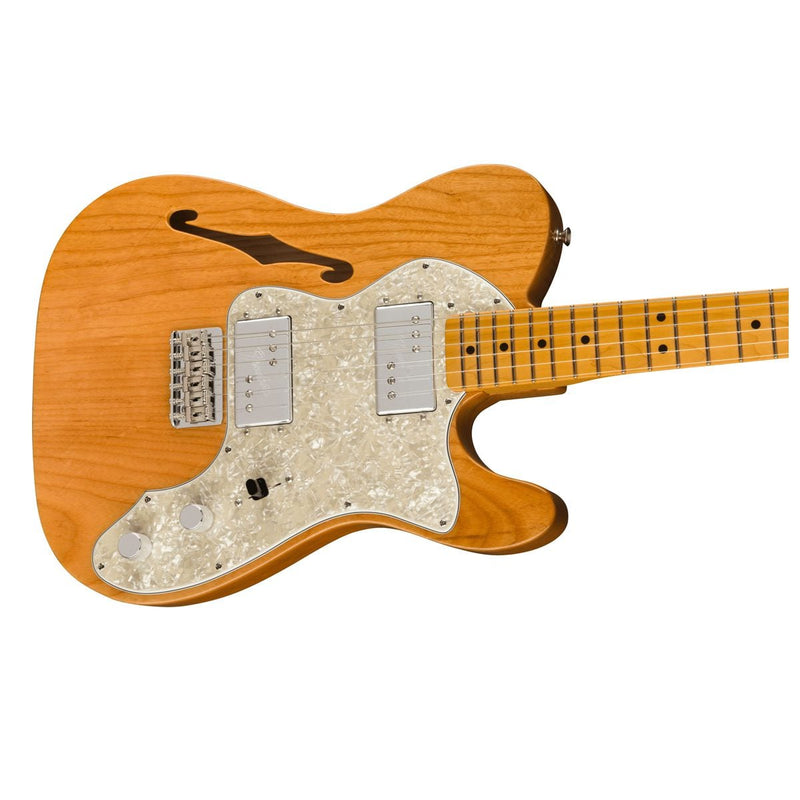 Fender American Vintage II 1972 Telecaster Thinline Maple Aged Natural Guitar