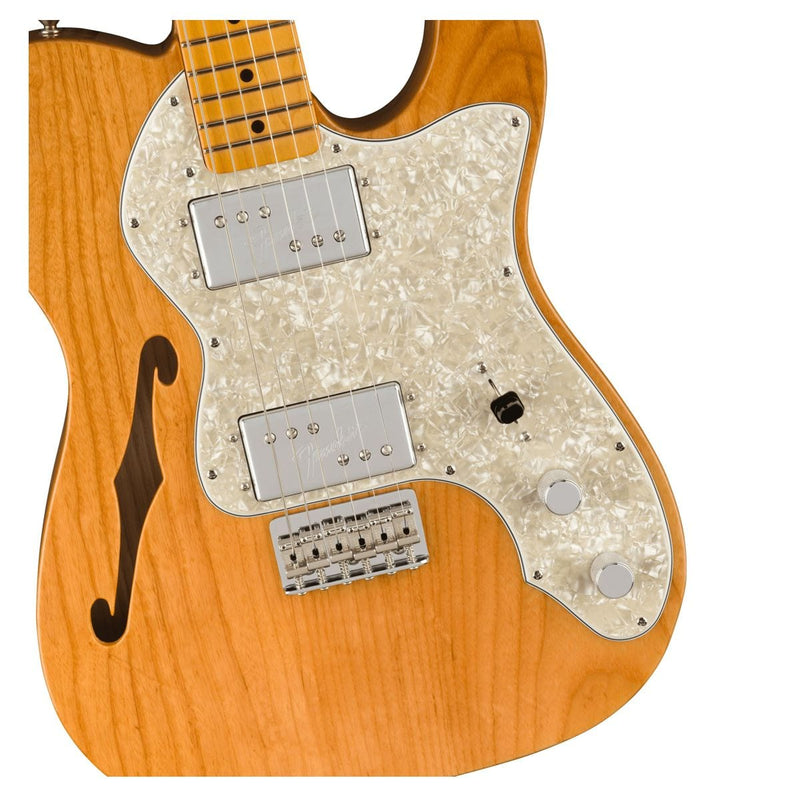Fender American Vintage II 1972 Telecaster Thinline Maple Aged Natural Guitar