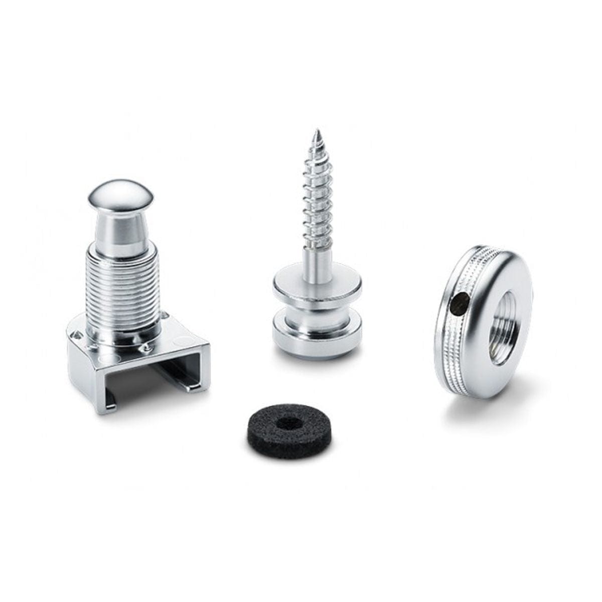 Schaller Guitar Strap Locks Chrome 1 Pair