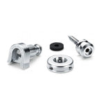 Schaller Guitar Strap Locks Chrome 1 Pair