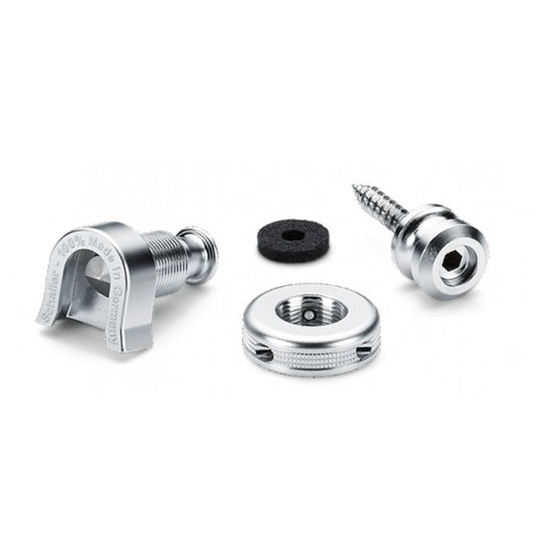 Schaller Guitar Strap Locks Chrome 1 Pair