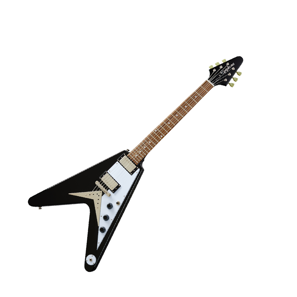 Epiphone Original Designer Collection Flying V Ebony Guitar