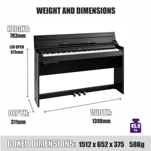 Roland DP603-PW Digital Piano; Gloss White