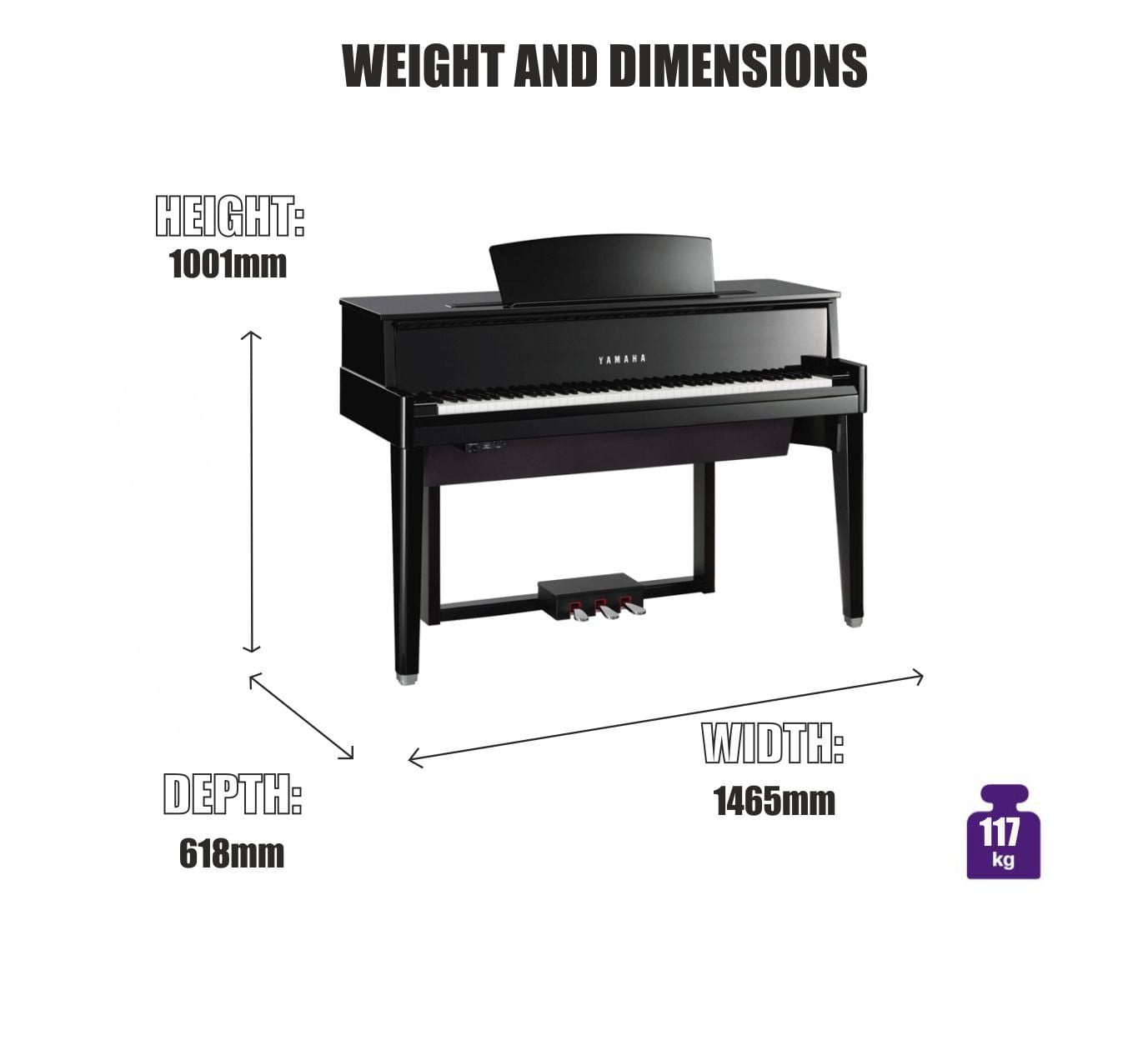 Yamaha N1x Digital Piano Value Package