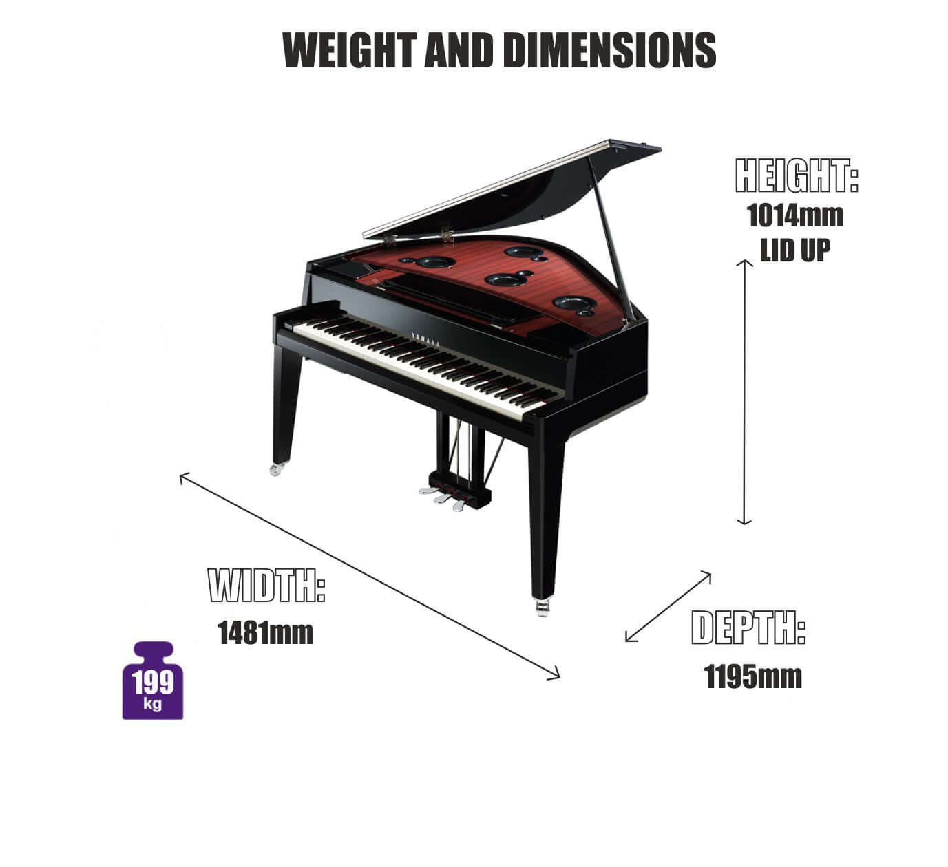 Yamaha AvantGrand N3x Hybrid Grand Piano