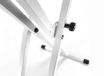 Keyboard Stand Deluxe Welded Double Braced X-Frame by Taurus Stands; White KXWD01W