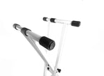 Keyboard Stand Deluxe Welded Double Braced X-Frame by Taurus Stands; White KXWD01W