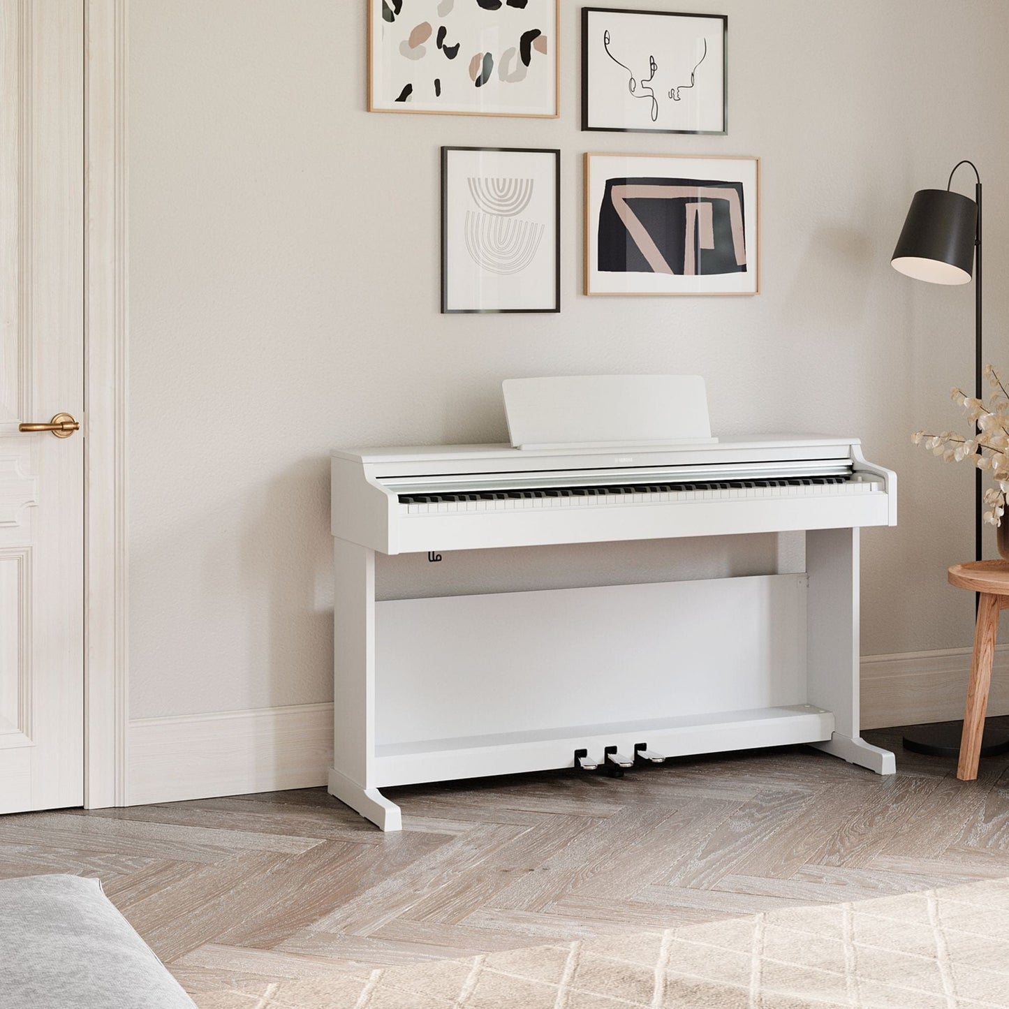 Yamaha YDP165 White Digital Piano Value Package