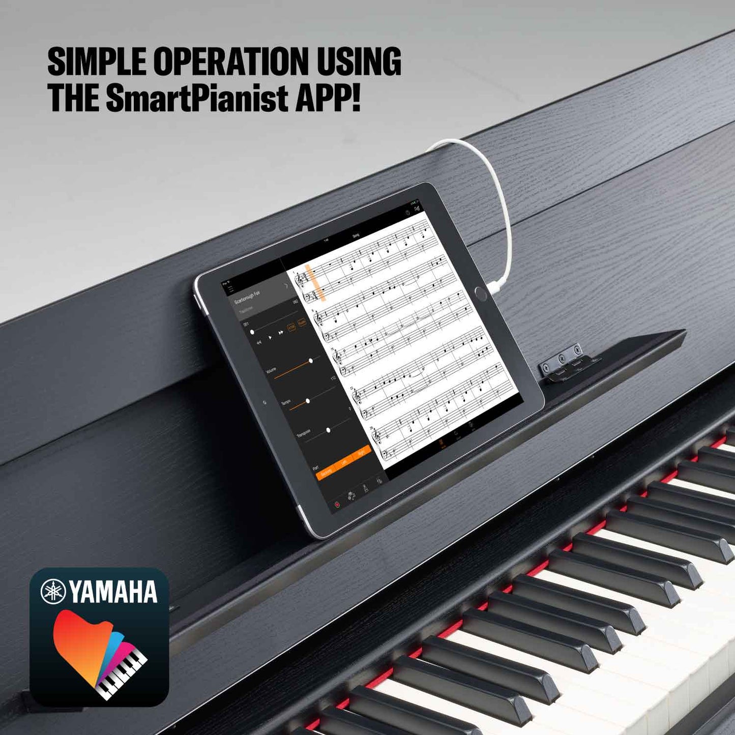 Yamaha YDP-S55 Arius Digital Piano; White