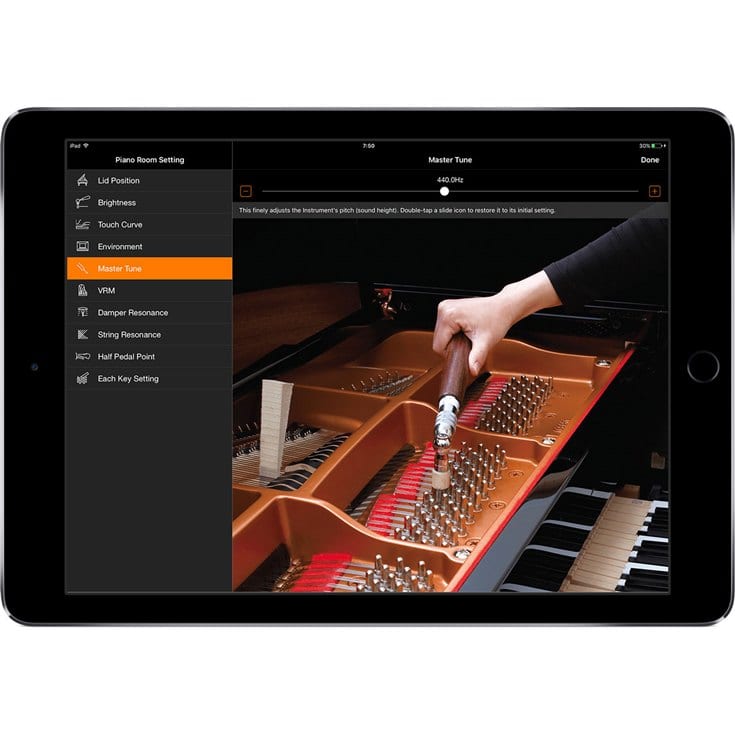 Yamaha Clavinova CSP150 Digital Piano; Polished Ebony with FREE iPad Offer