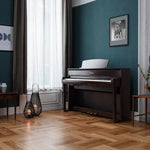 Yamaha CLP735B Clavinova Digital Piano; Black Walnut