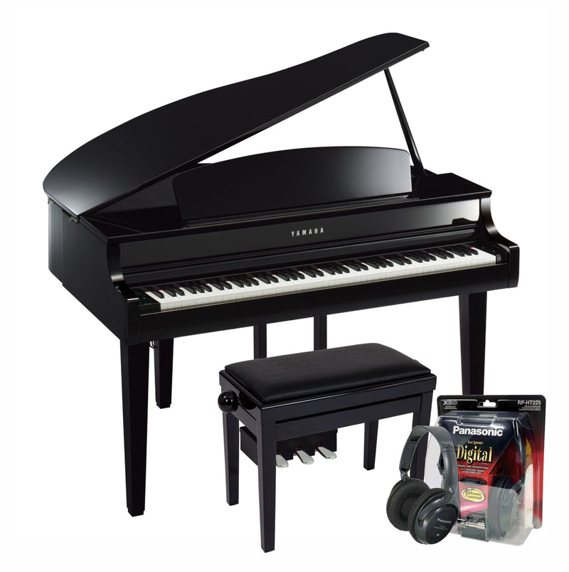 Yamaha CLP765GP Polished Ebony Digital Piano Value Package
