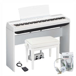 Yamaha P121 White Piano Elite Package