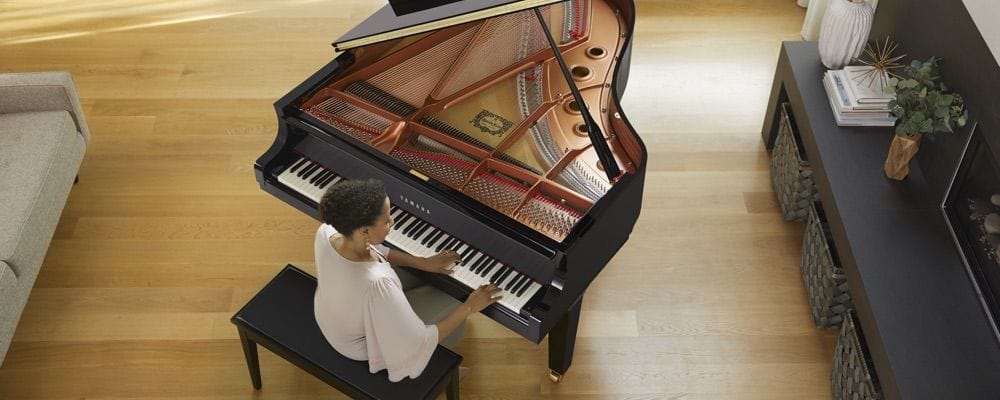 Yamaha C3X Grand Piano; Polished Ebony