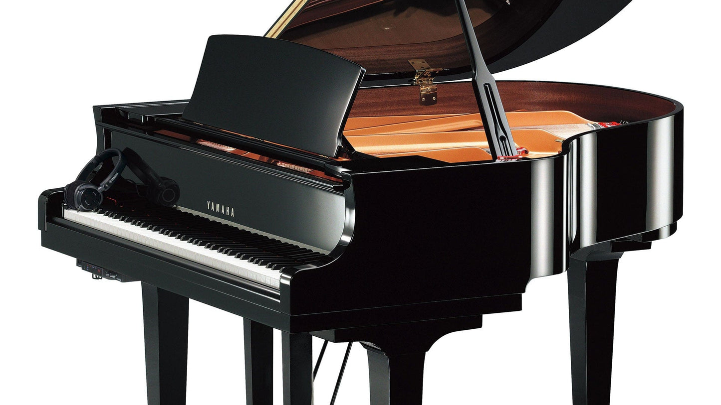 Yamaha C2X Grand Piano; Polished Ebony