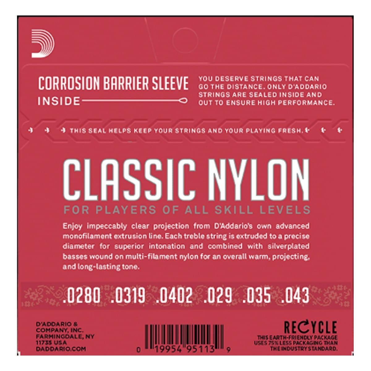 Daddario EJ27N Nylon String set