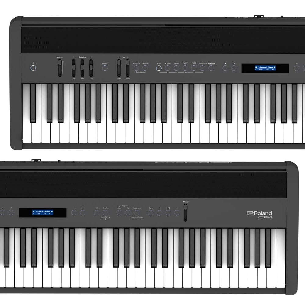 Roland FP60X Black Digital Piano Home Package