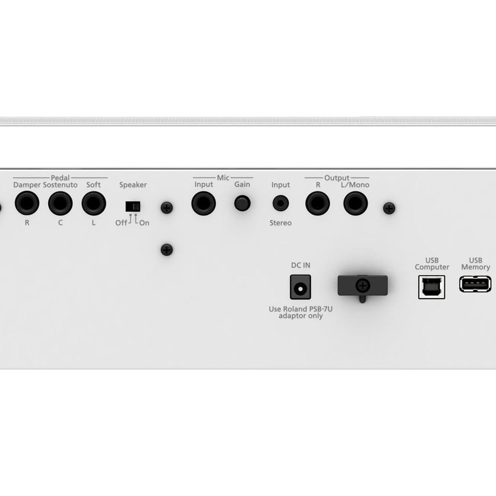 Roland FP60X White Piano Elite Package