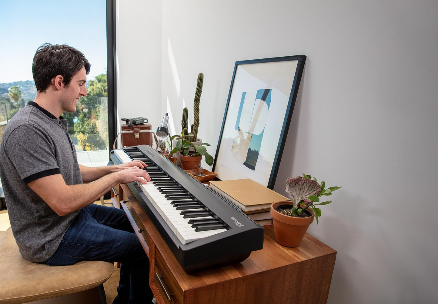 Roland FP30X Digital Piano; White