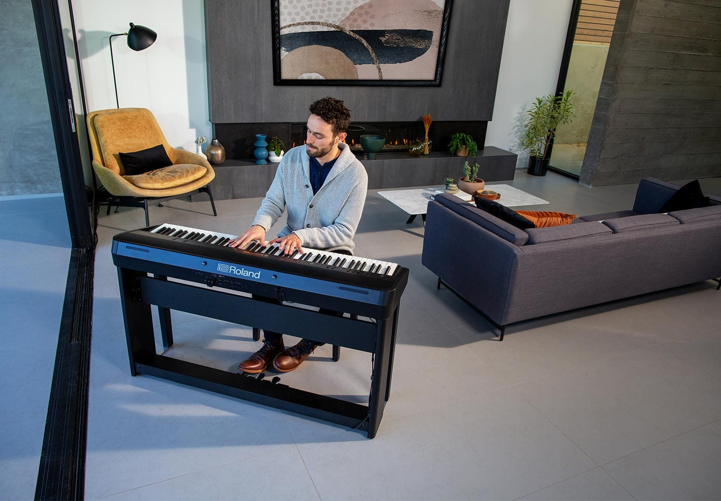 Roland FP90X Black Piano Upgraded Package