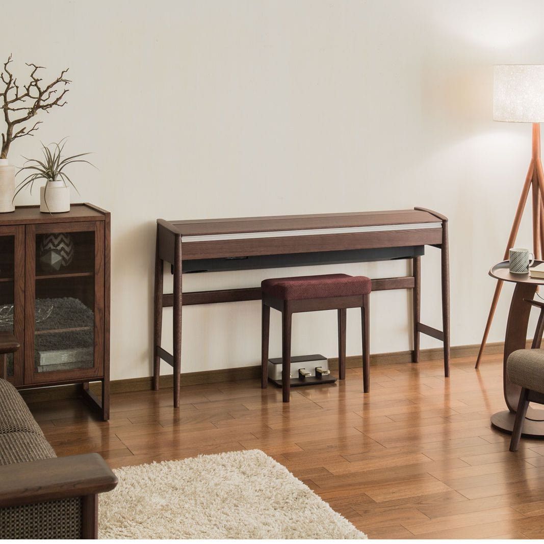 Roland Kiyola KF10 Artisan Digital Piano With Solid Wood Cabinet; Walnut