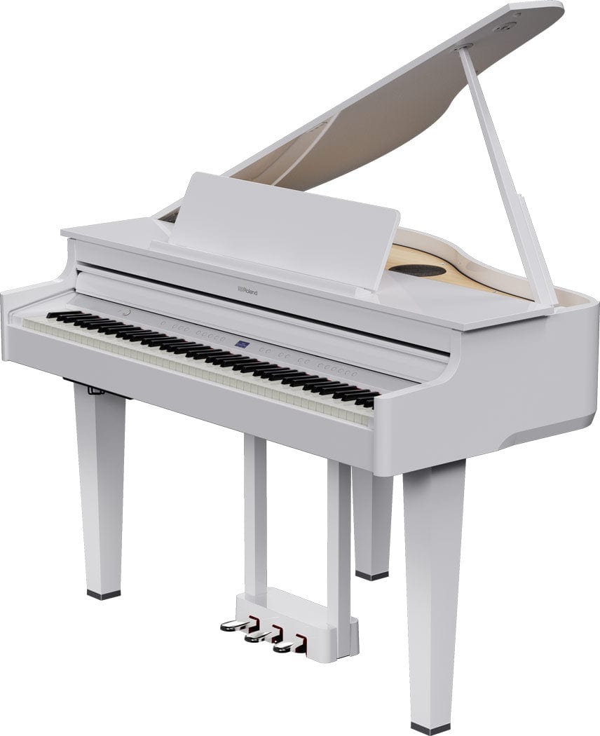 Roland GP6 Digital Grand Piano; Polished White