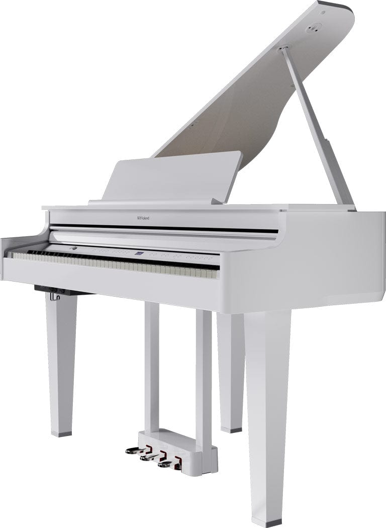 Roland GP6 Digital Grand Piano; Polished White Value Package