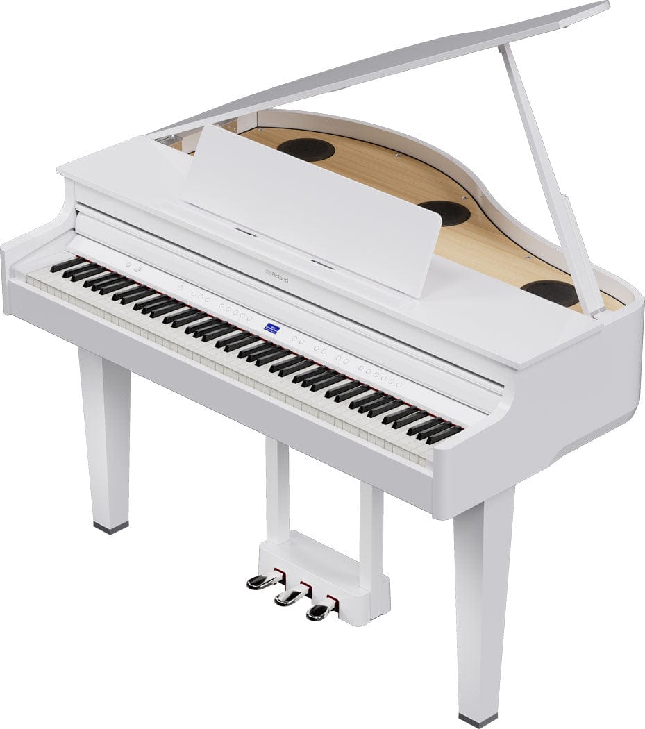 Roland GP6 Digital Grand Piano; Polished White Value Package